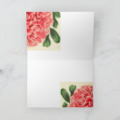 Bella Italy peony Greeting Card Karte (Innenseite)