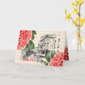 Bella Italy peony Greeting Card Karte (Gelbe Blume)