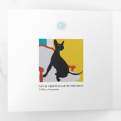 Bella-Kat 1-3-fach-Karte Dreifach Gefaltete Karte (Innen Erste Seite)