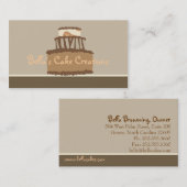 Bella Kuchen-Visitenkarte Visitenkarte (Vorne/Hinten)