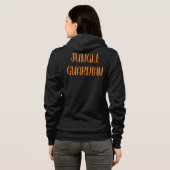 Bella Leinwand für Frauen Tiger FullZip Hoodie (Schwarz voll)