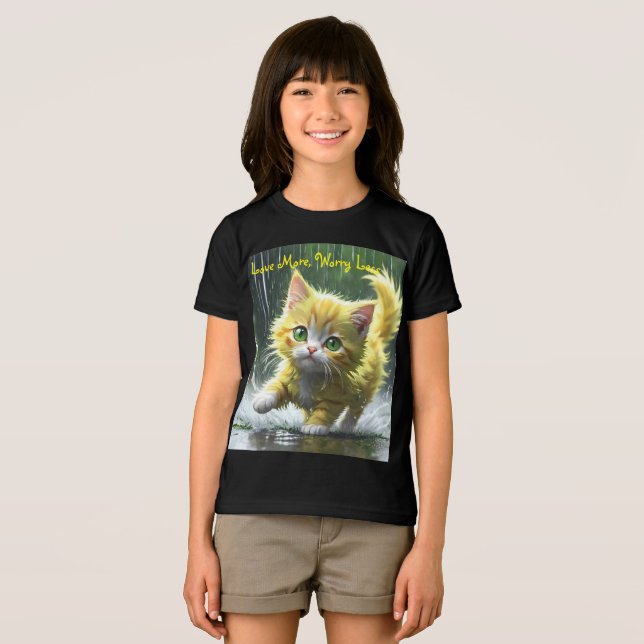 Bella+Leinwand Jugend-Tri-Mix-T - Shirt (Vorderseite Voll)