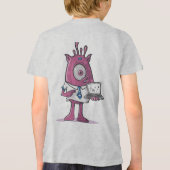 Bella+Leinwand Jugend-Tri-Mix-T - Shirt (Rückseite)