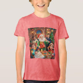 Bella+Leinwand Jugend-Tri-Mix-T - Shirt (Vorderseite)