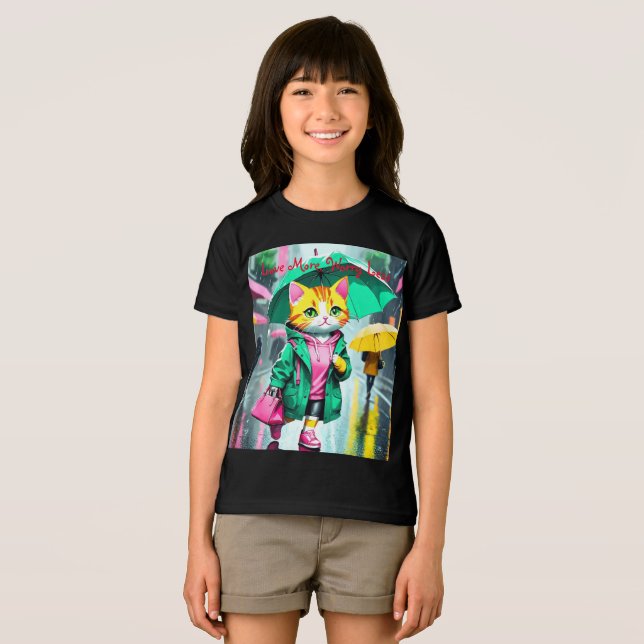 Bella+Leinwand Jugend-Tri-Mix-T - Shirt (Vorderseite Voll)