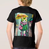 Bella+Leinwand Jugend-Tri-Mix-T - Shirt (Rückseite)