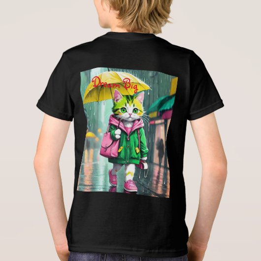 Bella+Leinwand Jugend-Tri-Mix-T - Shirt (Rückseite)