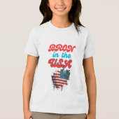 Bella+Leinwand Jugend-Tri-Mix-T - Shirt (Vorderseite)