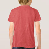 Bella+Leinwand Jugend-Tri-Mix-T - Shirt (Rückseite)