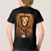 Bella+Leinwand Jugend-Tri-Mix-T - Shirt, Solid Bla Tri-Blend Shirt (Rückseite)