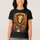 Bella+Leinwand Jugend-Tri-Mix-T - Shirt, Solid Bla Tri-Blend Shirt (Vorderseite)