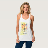 Bella+Leinwand Racerback Tank Top (Vorderseite Vollansicht)