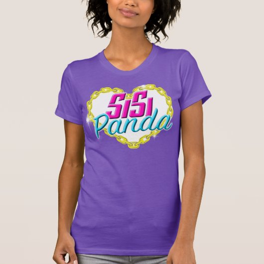 Bella Leinwand T - Shirt Frauen im Herzen und in d (Vorderseite)