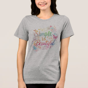 Bella+Leinwand T - Shirt für Frauen mit drei Blend