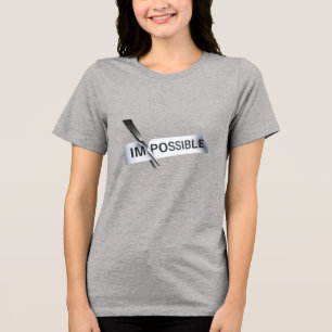 Bella+Leinwand T - Shirt für Frauen mit drei Blend