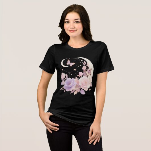 Bella+Leinwand T - Shirt für Frauen mit drei Blend (Vorderseite voll)