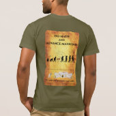 Bella Leinwand T - Shirt: Math Smart Caveman T-Shirt (Rückseite)