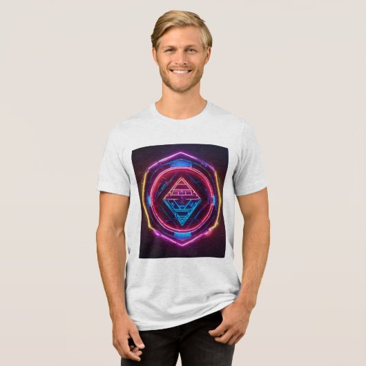 Bella+Leinwand Tri-Blend Shirt (Vorderseite voll)