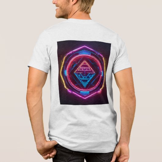 Bella+Leinwand Tri-Blend Shirt (Rückseite)