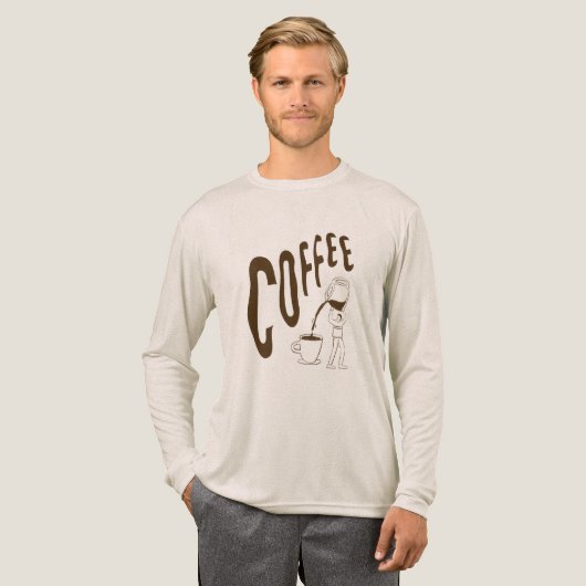 Bella+Leinwand Tri-mix Langschlauch-Shirt Tri-Blend Shirt (Volle Vorderseite)