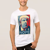 Bella+Leinwand Tri-mix T - Shirt - NOPE - Weiß (Vorderseite)