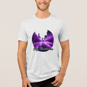 Bella+Leinwand Tri-Mix-T - Shirt, Solid Black Trib Tri-Blend Shirt