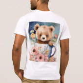 Bella+Leinwand Tri-mix T - Shirt, weiß, Erwachsene T-Shirt (Rückseite)