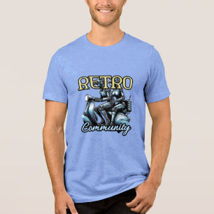 Bella+Leinwand Tri-mix T - Shirt, weiß, Erwachsene Tri-Blend Shirt