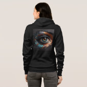 Bella+Leinwand Vollzip Sweatshirts mit Kunstwerken (Schwarz voll)