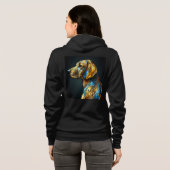 Bella+Leinwand Vollzip Sweatshirts mit Kunstwerken (Schwarz voll)