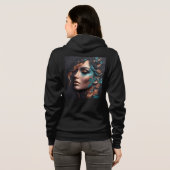 Bella+Leinwand Vollzip Sweatshirts mit Kunstwerken (Schwarz voll)