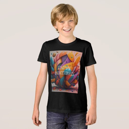 Bella+Leinwand Youth Tri-Blend Tri-Blend Shirt (Vorderseite voll)