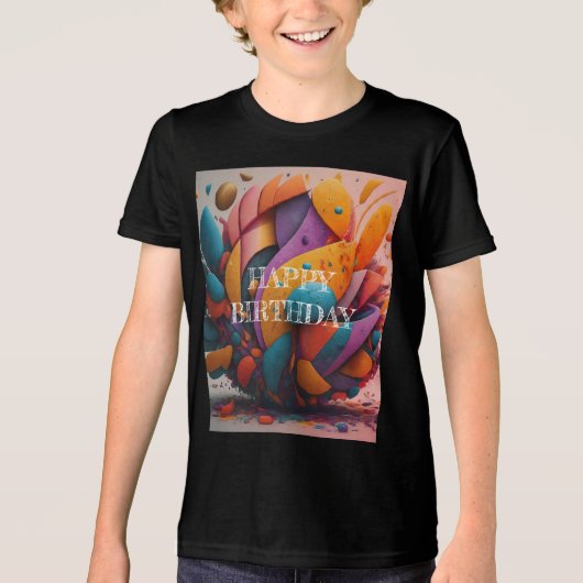 Bella+Leinwand Youth Tri-Blend Tri-Blend Shirt (Vorderseite)