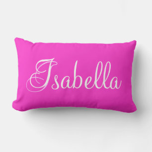 Bella Lumbar Throw Individuelle Name Pillow Lendenkissen
