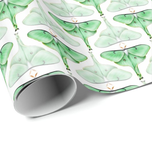 Bella Luna Motten-Packpapier Geschenkpapier (Rolleneckpunkt)
