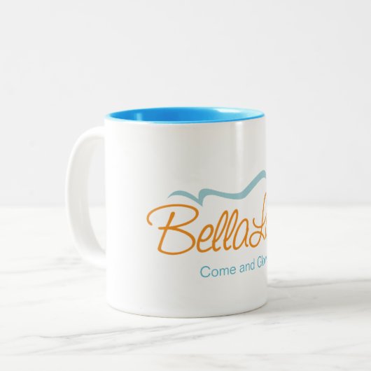 Bella Luz Kaffee-Tasse Zweifarbige Tasse (Vorderseite Links)