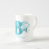 Bella Name Bedeutung Monogramm Porzellantasse (Vorderseite Rechts)