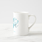 Bella Name Bedeutung Monogramm Porzellantasse (Rechts)