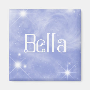 Bella Name Magnet Editable   Starry Space