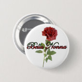 Bella Nonna (schöne italienische Großmutter) Button (Vorne & Hinten)