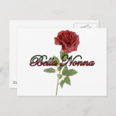Bella Nonna (schöne italienische Großmutter) Postkarte (Vorne/Hinten)