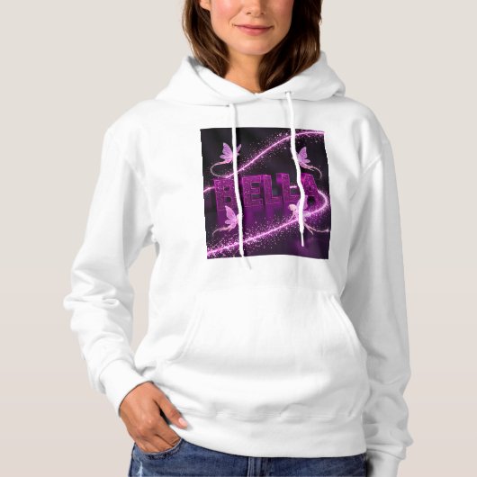 Bella - Personalized Hoodie – Gift for Her  (Vorderseite)