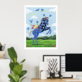 Bella Sara Bluebell - Druck Poster (Heimbüro)