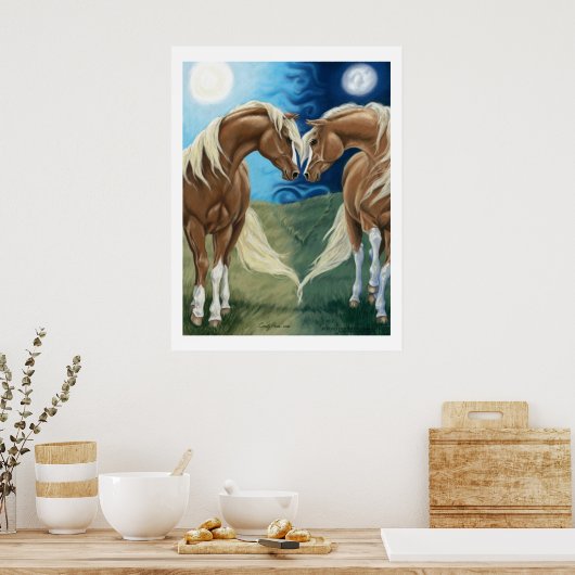 Bella Sara Leonardo und Sarah - Druck Poster (Küche)