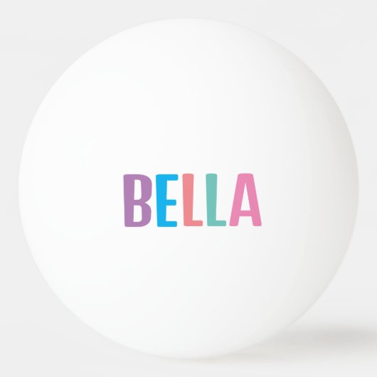 Bella Tischtennisball (Vorderseite)