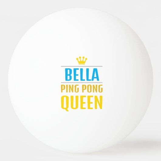 Bella Tischtennisball (Vorderseite)