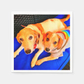 Bella und Luna Napkins - Tamara Diaz Art Serviette (Vorderseite)