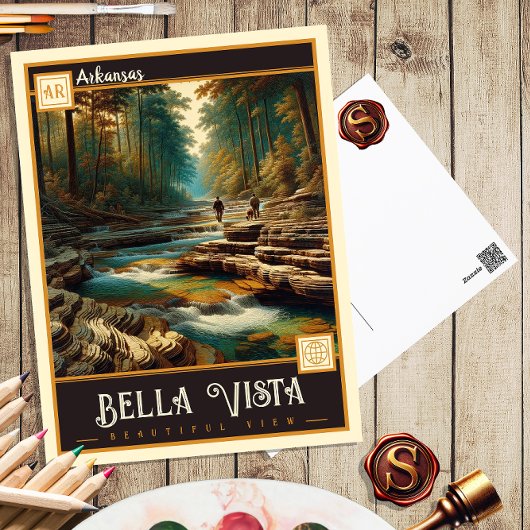 Bella Vista, Arkansas | Vintage Postkarte