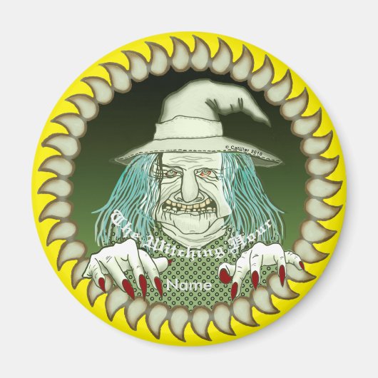 Bella Witch Face Magnet (Vorne)