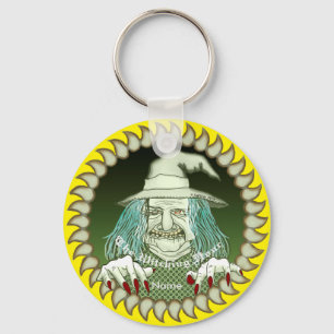 Bella Witch Face Schlüsselanhänger